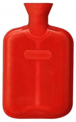 Cassandra Bouillotte Caoutchouc Bleue 1,8 l - Couleur : Rouge