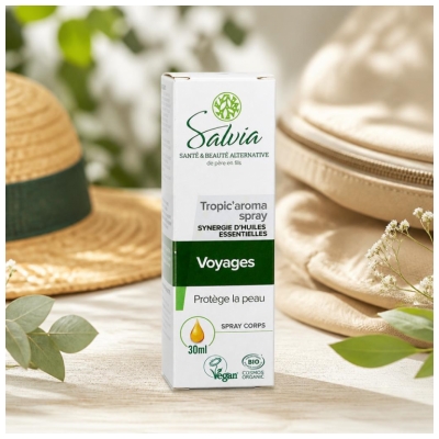 Salvia Nutrition Tropic'Aroma Spray Corps Voyages Biologique 30 ML