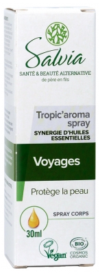 Salvia Nutrition Tropic'Aroma Spray Corps Voyages Biologique 30 ML