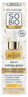 Léa Nature SO BIO étic Précieux Argan Sérum Anti-Âge Global Biologique 30 ML