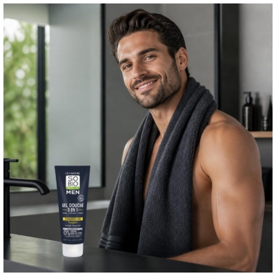 Léa Nature SO BIO étic Men Gel Douche 3en1 Énergisant Biologique 200 ML