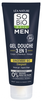 Léa Nature SO BIO étic Men Gel Douche 3en1 Énergisant Biologique 200 ML