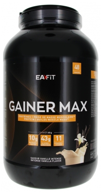 Eafit Gainer Max
Double Chocolat 2,9 kg - Parfum : Vanille Intense