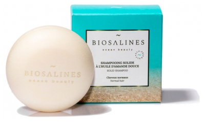 Biosalines Shampoing Solide à l’Huile d’Amande Douce Cheveux Normaux 75 g