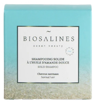 Biosalines Shampoing Solide à l’Huile d’Amande Douce Cheveux Normaux 75 g