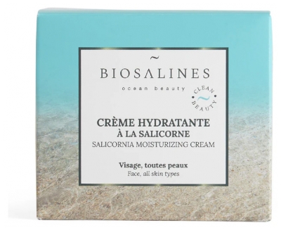 Biosalines Crème Hydratante Visage Salicorne 50 ml