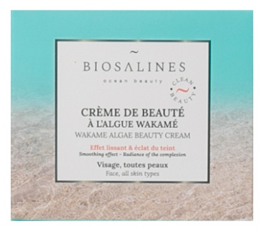 Biosalines Crème de Beauté Visage Algue Wakamé 50 ml