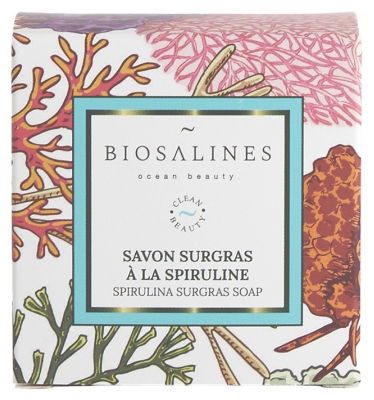 Biosalines Savon Surgras à Spiruline 70 Grammes