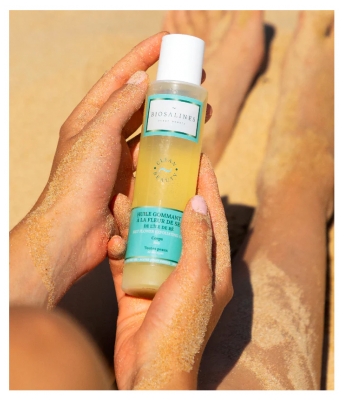Biosalines Huile Gommante à la Fleur de Sel de l'Ile de Ré Toutes Peaux 150 ml