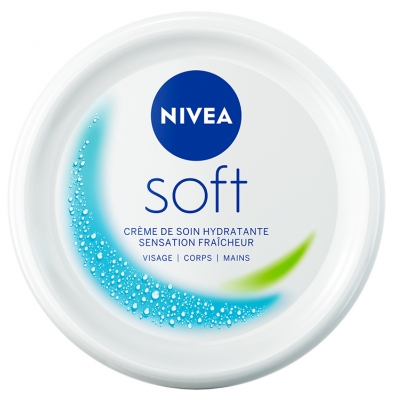Nivea Soft Crème de Soin Hydratante Sensation Fraîcheur 100 ml 