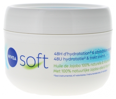 Nivea Soft Crème de Soin Hydratante Sensation Fraîcheur 375 ml