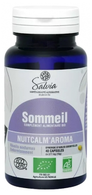 Salvia Nutrition Nuitcalm'Aroma Sommeil Bio 40 Unités