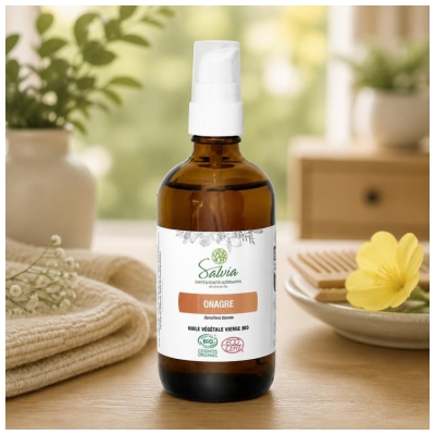 Salvia Nutrition Huile Végétale Vierge Onagre Biologique 100 ML