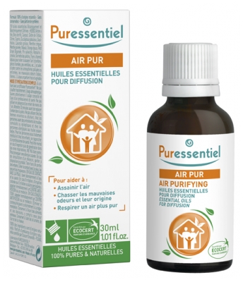 Puressentiel Diffuse Air Pur - Huiles Essentielles Pour Diffusion - 30 ml
