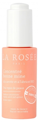 La Rosée Concentré Bonne Mine à la Carotte Bio et Abricot Bio