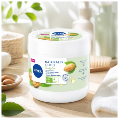 Nivea Naturally Good Family Care Amande Douce 450 ml