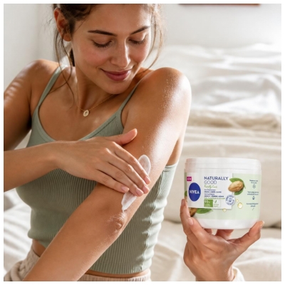 Nivea Naturally Good Family Care Amande Douce 450 ml