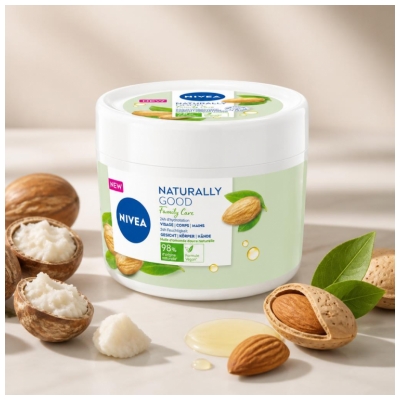 Nivea Naturally Good Family Care Amande Douce 450 ml