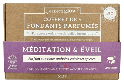 Natura Square Coffret Les Petits Glow 6 Fondants Parfumés Bio Méditation & Éveil 65 grammes