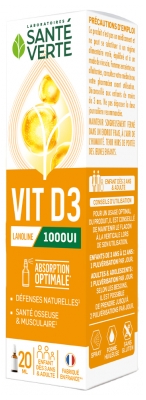 Santé Verte Sv Vitd3 1000Ui Spray