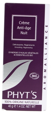 Crème de Nuit Anti-Âge Bio 40 g