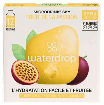 Waterdrop Microdrink 12 Cubes - Goût : Fruit de la Passion