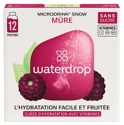 Waterdrop Microdrink 12 Cubes - Goût : Mûre