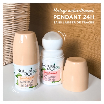 Naturé Moi Déodorant Pêche Orchidée Efficacité 24H Bio 50 ml
