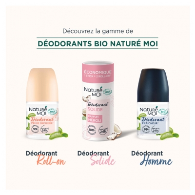 Naturé Moi Déodorant Pêche Orchidée Efficacité 24H Bio 50 ml