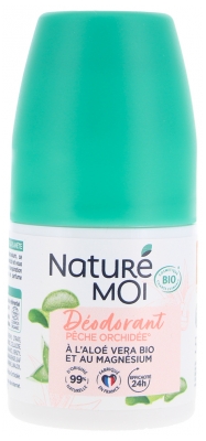 Naturé Moi Déodorant Pêche Orchidée Efficacité 24H Bio 50 ml