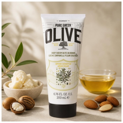 Korres Olive Pure Greek Olive Lait Corps Olive & Fleur d'Olivier 200 ml