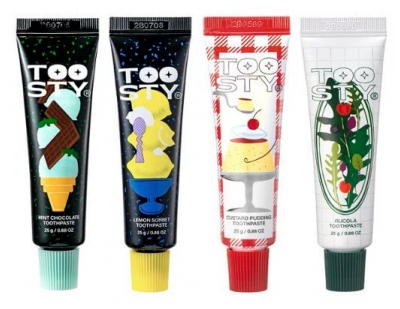 Toosty Coffret 4 Dentifrices