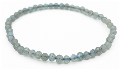 Natura Square Bracelet Facettes en Labradorite de Madagascar