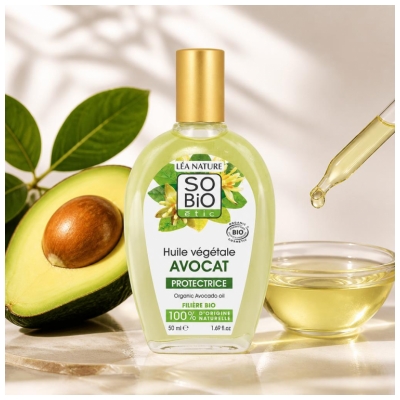 Léa Nature SO BIO étic Huile Végétale d'Avocat Biologique 50 ML