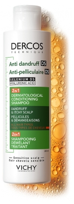 Vichy Dercos Technique Anti-Pelliculaire DS Shampoing Démêlant Traitant 2en1 200 ml