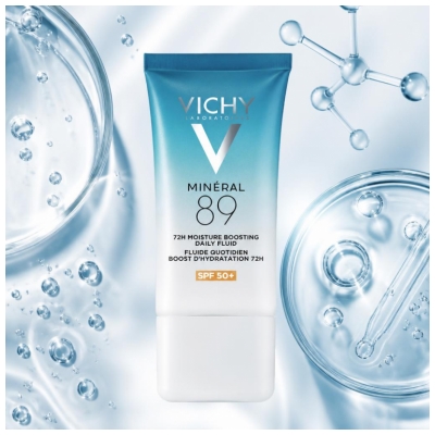 Vichy Minéral 89 Fluide Boost Hydratation 72H SPF50+ 50 ml
