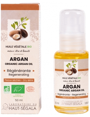 Laboratoire du Haut-Ségala Huile d'Argan Régénérante Bio 50 ml
