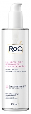 RoC Eau Micellaire Nettoyant Confort Extrême Peaux Sensibles 400 ml