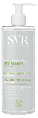 SVR Sebiaclear Eau Micellaire Peaux Grasses à Tendance Acnéique 400 ml