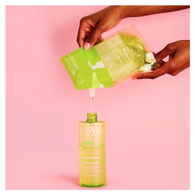 SVR Sebiaclear Gel Moussant Anti-Imperfections Peaux Grasses à Tendance Acnéique Eco-Recharge 400 ml