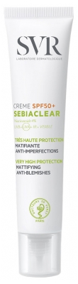 SVR Sebiaclear Crème Matifiante Anti-Imperfections SPF50+ 40 ml