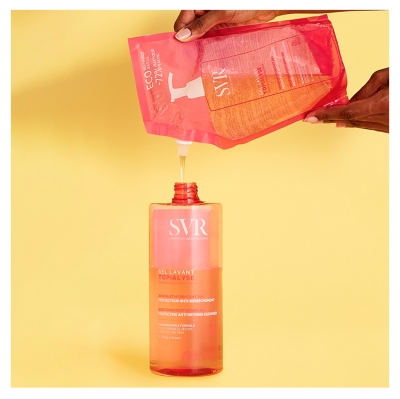 Laboratoire Svr Topialyse Eco Recharge Gel Lavant_ Apaisant Hydratant 24H Protection Anti-Dessèchement 1 l _
