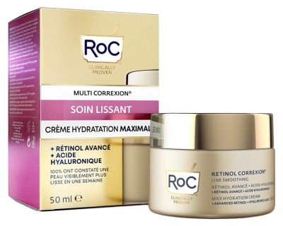 Roc Soin Lissant Crème Hydratation Maximale 50 ml