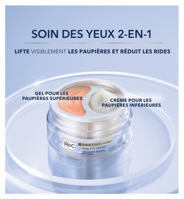 RoC Derm Correxion Duo Soin Contour des Yeux Lift Anti-Rides 2 x 10 ml