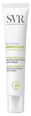 Laboratoire Svr Sebiaclear Active Gel _ Correcteur Intensif Boutons Points Noirs Anti-Marques 40 ml _