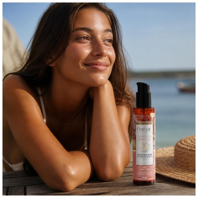 Osmaé Huile Solaire Divine Escale Vanille des Iles SPF30 150 ml