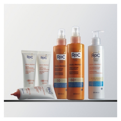 RoC Soleil-Protect Fluide Anti-Rides Lissant Visage Toutes Peaux SPF50 50 ml