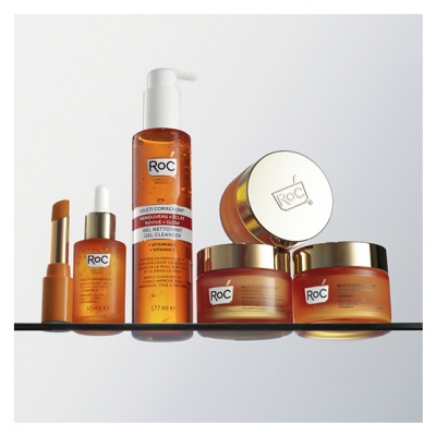 Roc Renouveau + Éclat Gel Nettoyant Visage 177 ml