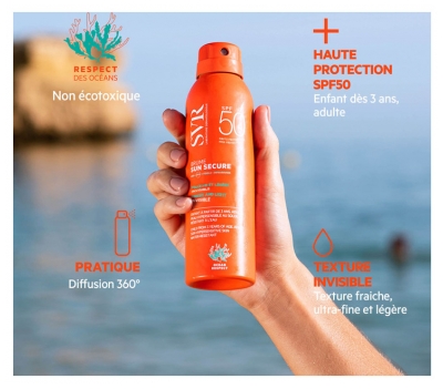 Svr Sun Secure Brume Spf50 200 ml
