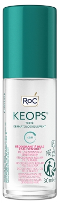 RoC Keops Sensitive Déodorant Roll-On Peaux Sensibles 48H 30 ml